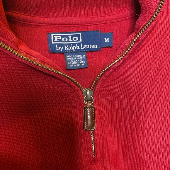 Red Polo Pullover - Picture 3 of 3
